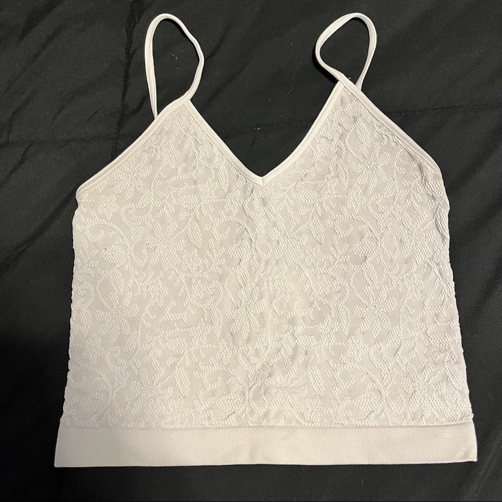 White crop top